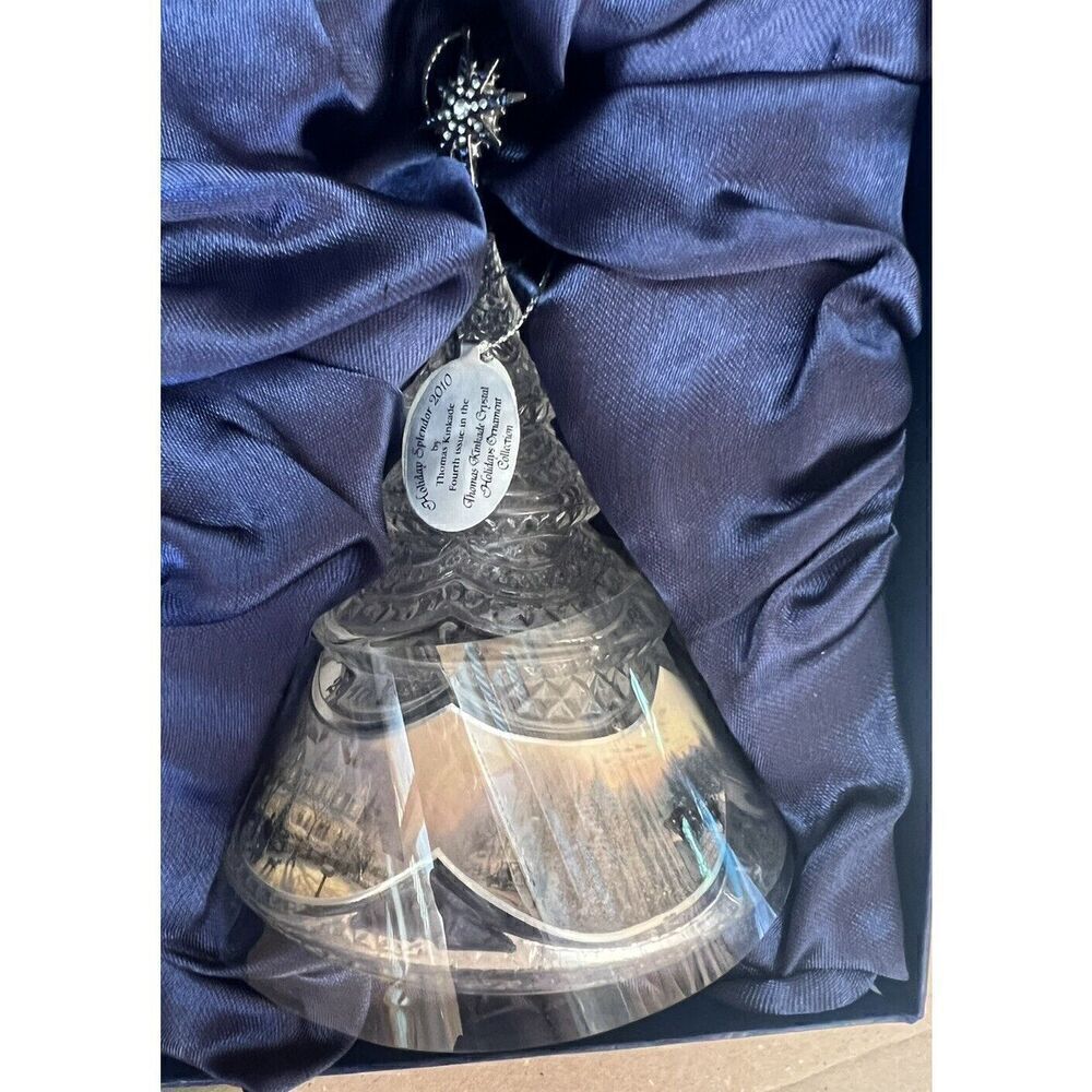 Thomas Kinkade Holiday Reflections Ornament Collection 2010 Christmas Tree W/box